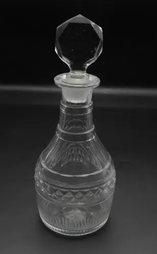 Good Regency Cut Glass Decanter. C. 1810