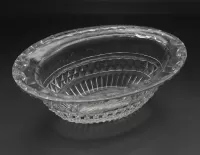 Fine Georgian Oval Cut Glass Bowl