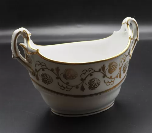 Large Early 19th Century Porcelain Sugar Bowl