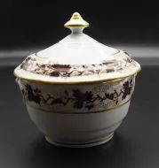 Early 19th Century English Porcelain Sugar Bowl