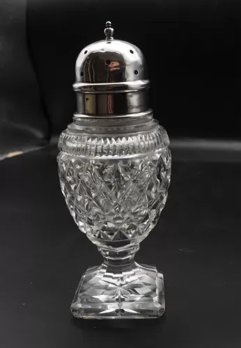 Stunning Silver Topped Sugar Shaker