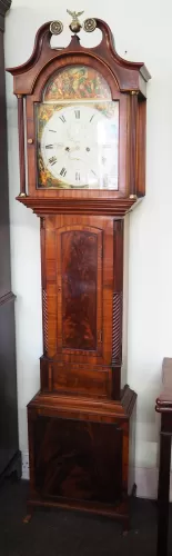8 Day Scottish Mahogany Longcase Clock