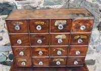 Small Set of Victorian Chemists Drawers