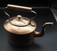 Early Victorian Copper Kettle. London Made. 