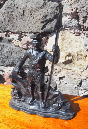Victorian Scottish Cast Iron Door Stop