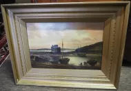Victorian Scottish Oil on Canvass Painting