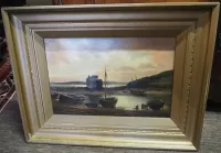 Victorian Scottish Oil on Canvass Painting