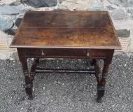 Early 18th Century Oak Side Table