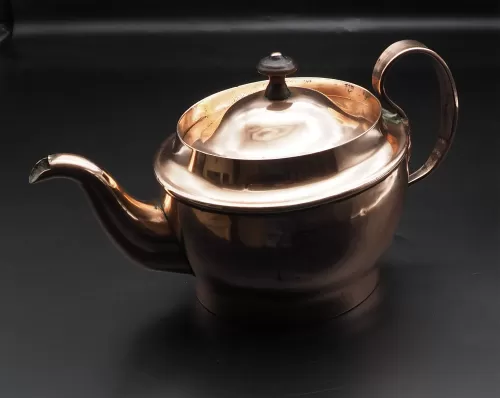 Superb Early Victorian Copper Teapot