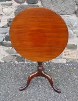 Georgian Mahogany Tilt Top Tripod Table