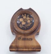 French Olive-Wood & Marquetry Watch Case