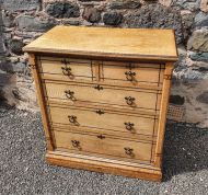 Fine Aesthetic Movement Ash Chest of Drawers