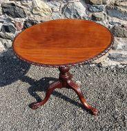 Chippendale Carved Bird-cage Tripod Table