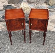 Superb Pair of Gillows Style Bedside Cabinets
