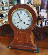 French Kingwood 8 Day Mantel Clock