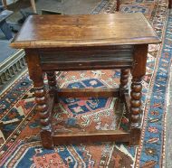 Early 18th Century Fruitwood Joint Stool