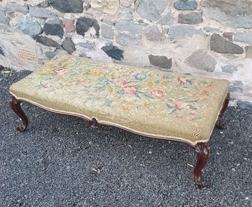 Sumptuous Large Size Victorian Centre Stool