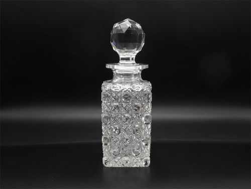 Georgian Hobnail Cut Glass Scent Bottle