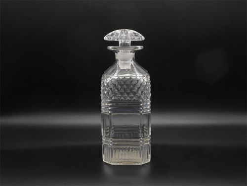 Good Georgian Cut Glass Square Decanter