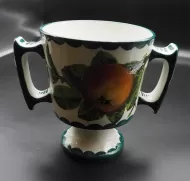 Impressive Scottish Wemyss Tall Quaich