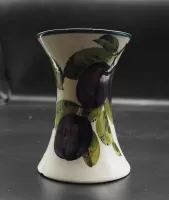 Scottish Wemyss Ware Beaker Vase in Plums