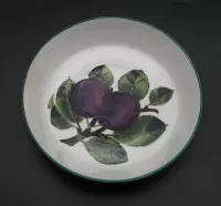 Early Scottish Wemyss Purple Plums Dish 