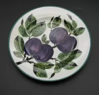 Superb Scottish Wemyss Plums Plate