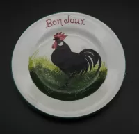 Small Early Wemyss Cockerel Plate