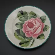 Small Wemyss Cabbage Roses Plate