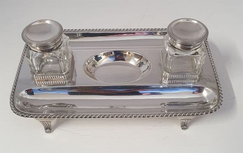 Rare Edwardian Scottish Silver Desk set